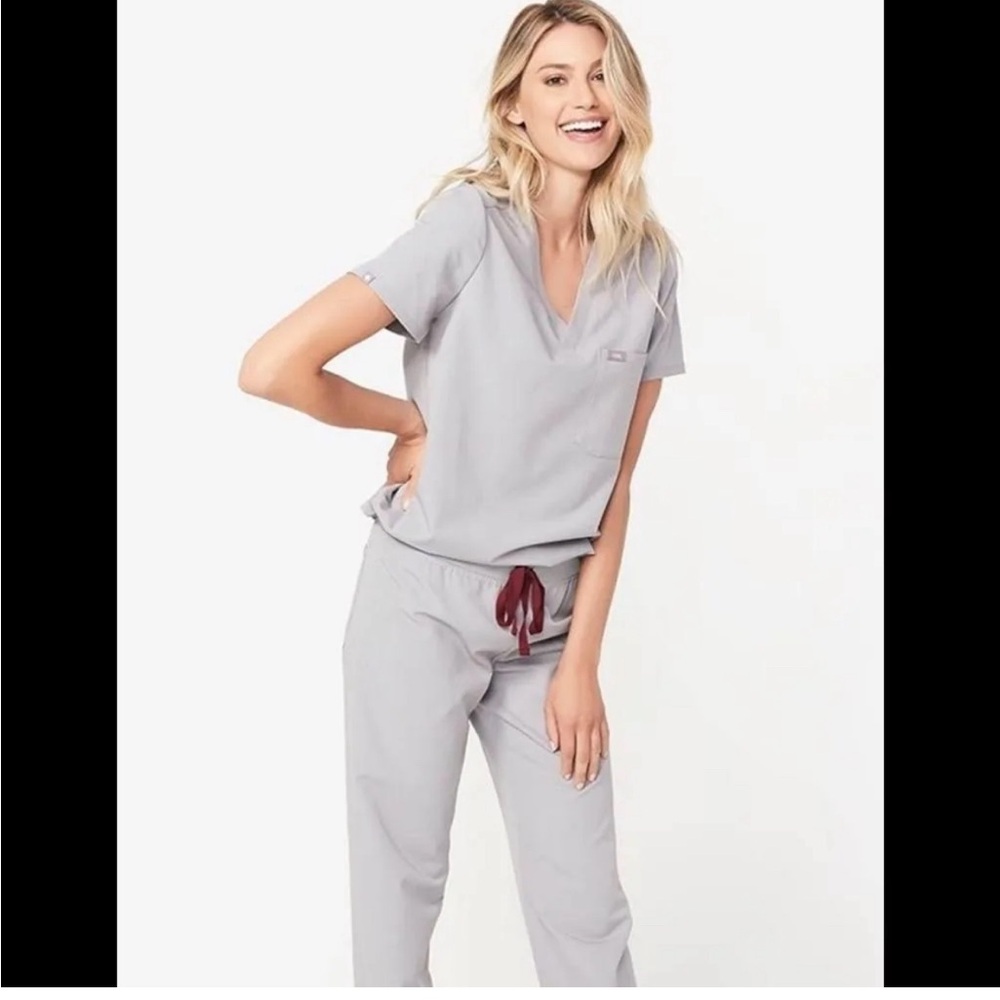Figs limited edition light gray scrubs